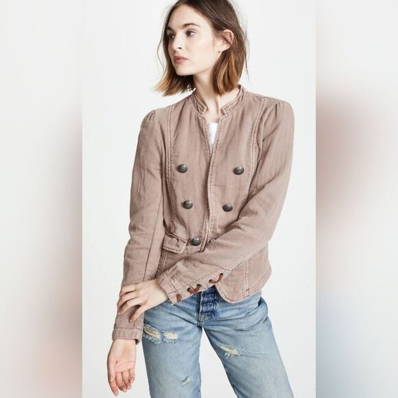 BlazerFree People Jagger Dusty Mauve Pink Jacket size M - Picture 1 of 11